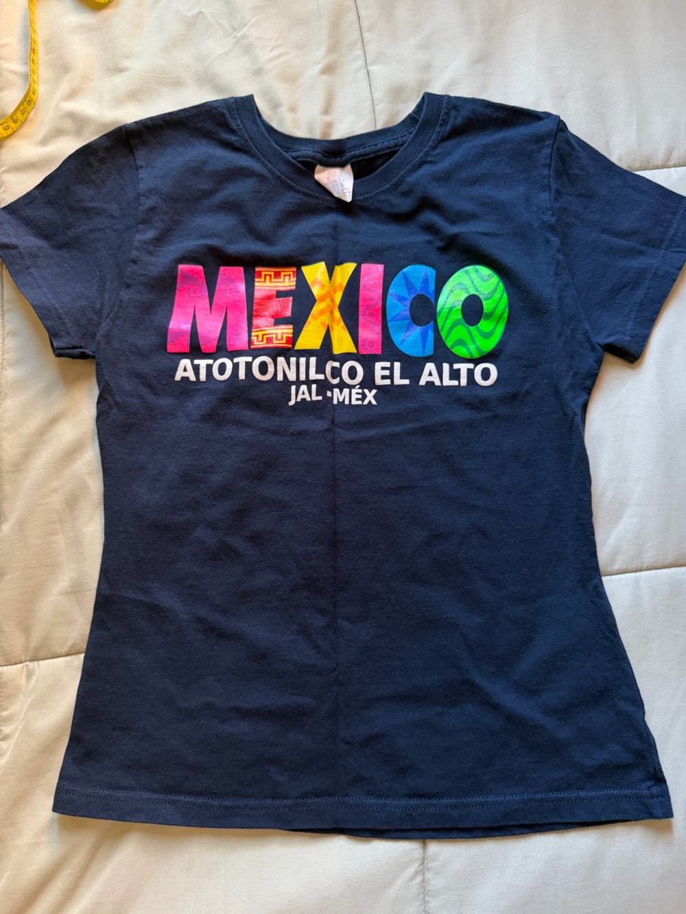 Mexico Graphic Kids Tee - Navy